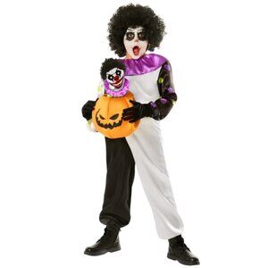 Child MORPH COSTUMES Trick or Treat CLOWN Halloween Costume Size Med Large NWT